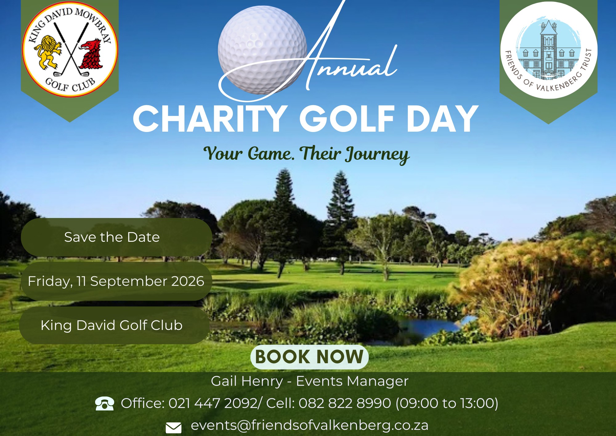 Golf Day 11 Sept 2026
